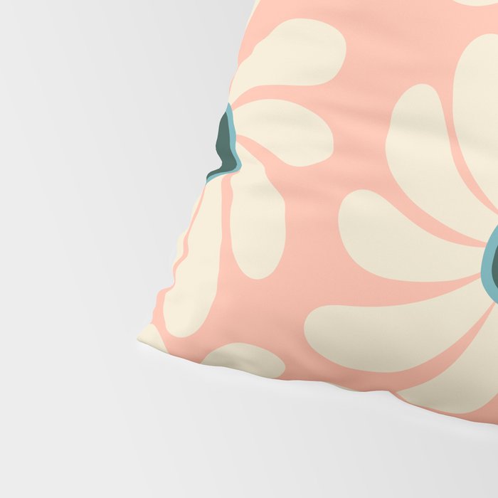 Retro Super Bloom - 70's Vibe Pillow Sham Gallery Image 4