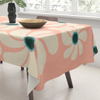 Retro Super Bloom - 70's Vibe Tablecloth Gallery Image 3
