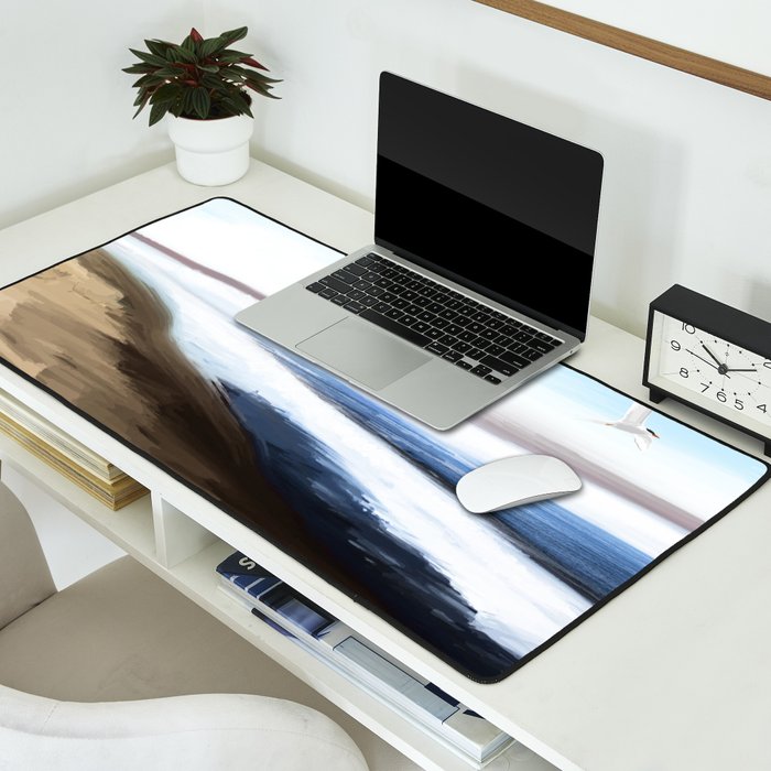 Coastal Seagulls Desk Mat Gallery Image 2