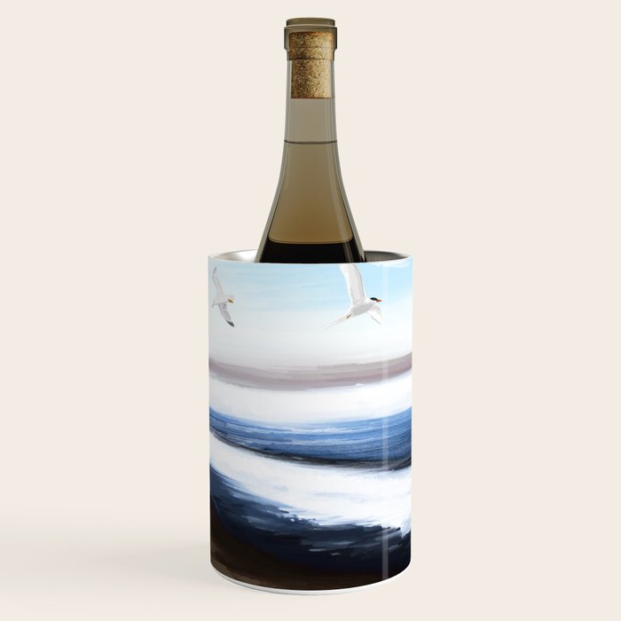 Coastal Seagulls Wine Chiller Gallery Image 3