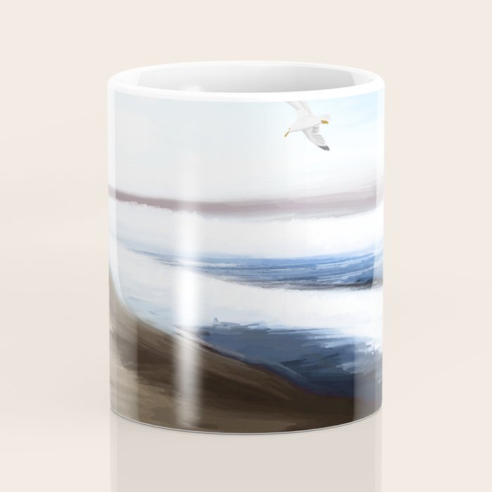 Coastal Seagulls Coffee Mug Gallery Image 4