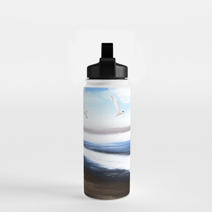 Coastal Seagulls Water Bottle Gallery Image 2