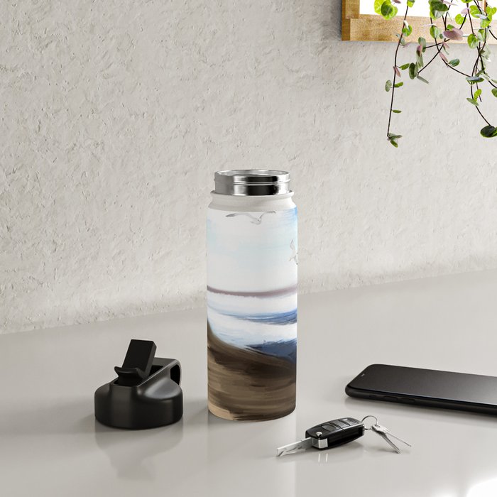 Coastal Seagulls Water Bottle Gallery Image 4