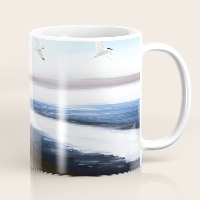 Coastal Seagulls Coffee Mug Gallery Image 1