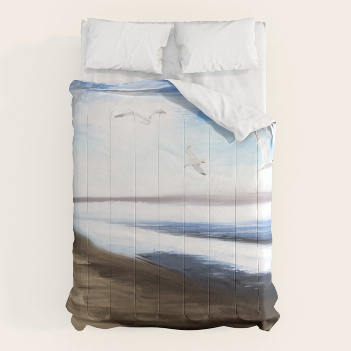 Coastal Seagulls Comforter Gallery Image 1