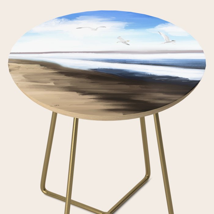 Coastal Seagulls Side Table Gallery Image 2