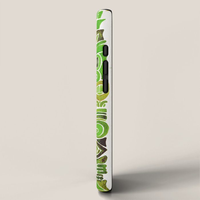 Tiki Totems - Green iPhone Case Gallery Image 2