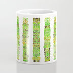 Tiki Totems - Green Coffee Mug Gallery Image 4