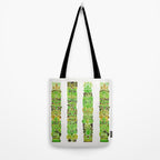 Tiki Totems - Green Tote Bag Gallery Image 2