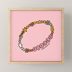 Pisces Friendship Bracelet Mini Art Print Gallery Image 1