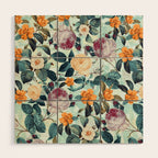 Rose Garden Wood Wall Art Gallery Image 1