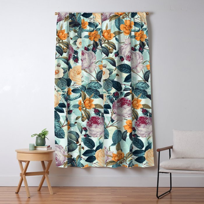 Rose Garden Window Curtain Gallery Image 1