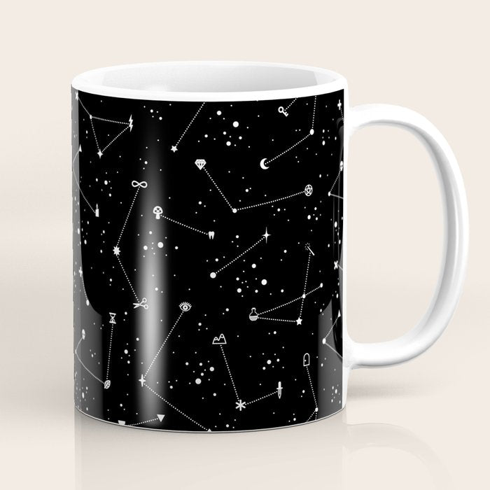 Constellations (Black) Coffee Mug Gallery Image 1