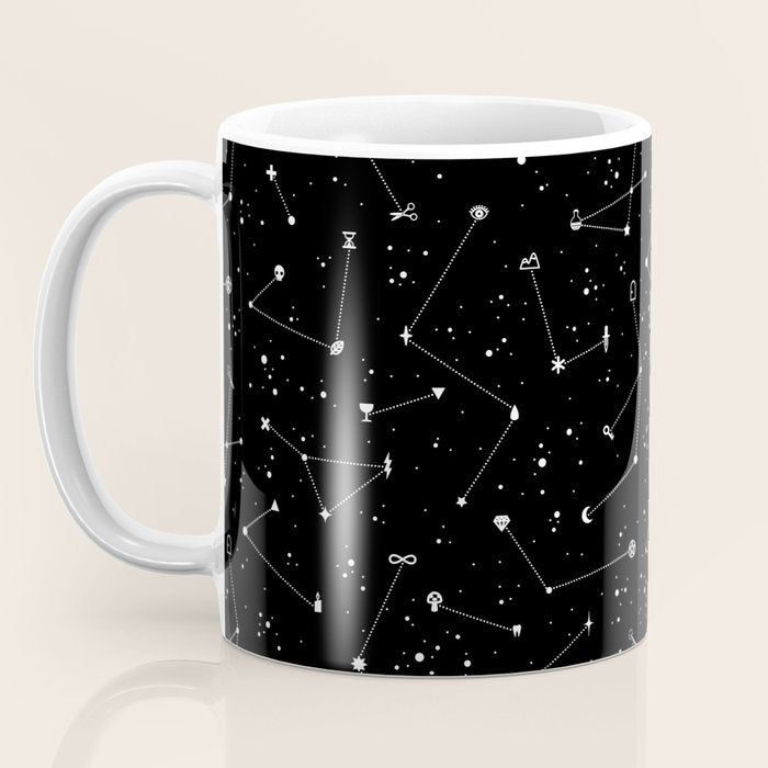 Constellations (Black) Coffee Mug Gallery Image 3