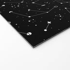 Constellations (Black) Welcome Mat Gallery Image 2