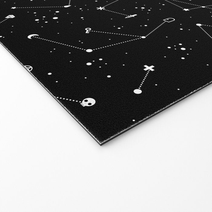 Constellations (Black) Welcome Mat Gallery Image 2