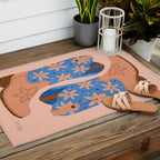 Cowgirl Boots â Blue & Peach Outdoor Rug Gallery Image 2