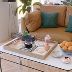 Cowgirl Boots â Blue & Peach Serving Tray Gallery Image 2