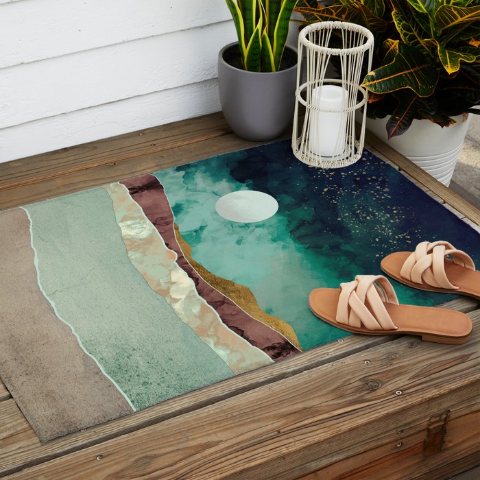 Spring Night Outdoor Rug Gallery Image 2