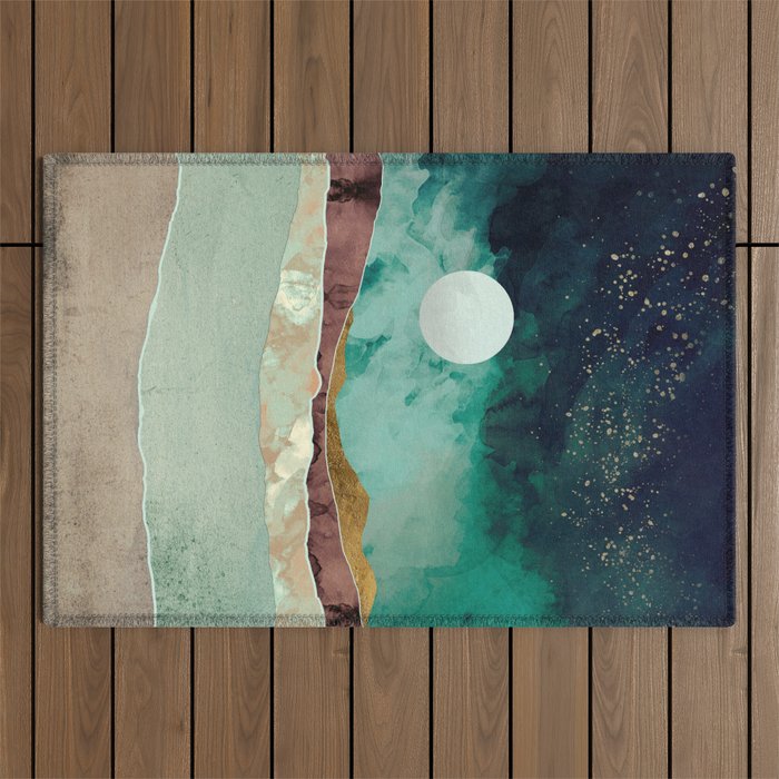 Spring Night Outdoor Rug Gallery Image 1