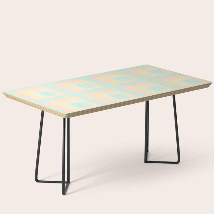 70s mod pale pastels Coffee Table Gallery Image 1