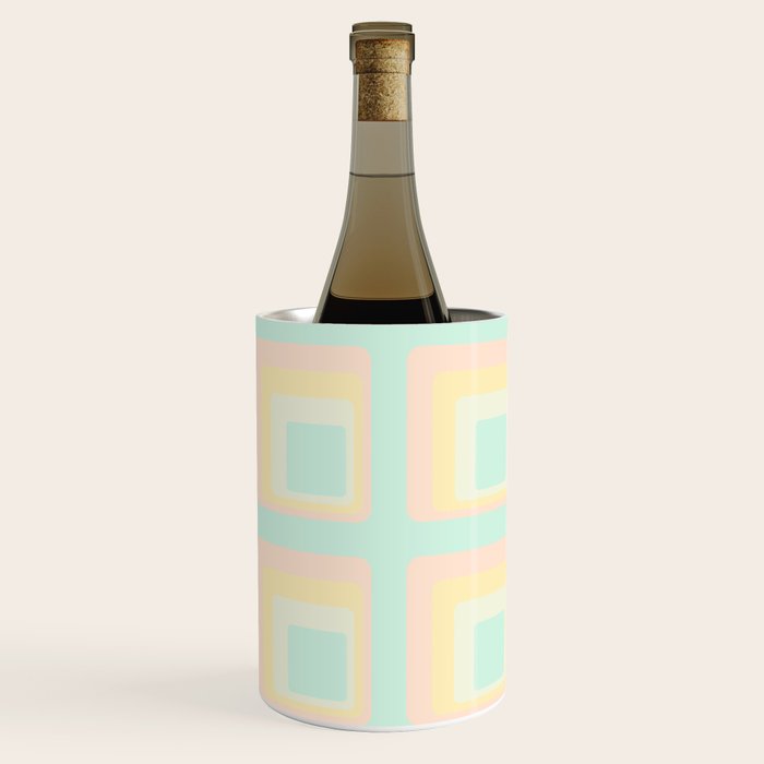 70s mod pale pastels Wine Chiller Gallery Image 1