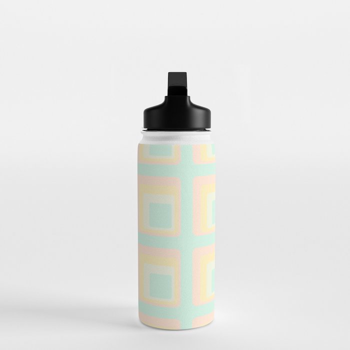 70s mod pale pastels Water Bottle Gallery Image 3