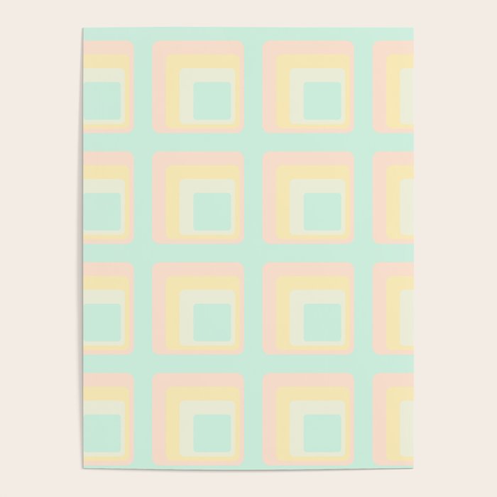 70s mod pale pastels Poster Gallery Image 4