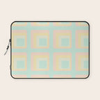70s mod pale pastels Laptop Sleeve Gallery Image 1