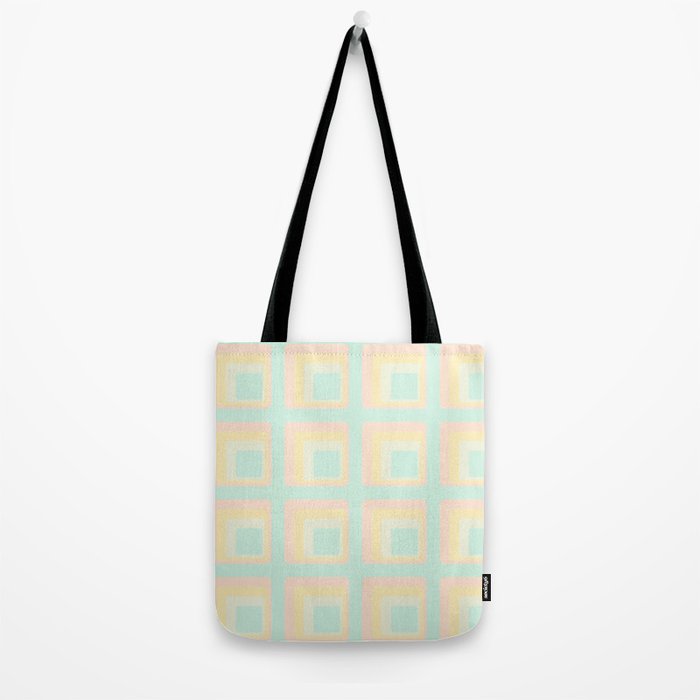 70s mod pale pastels Tote Bag Gallery Image 2