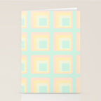 70s mod pale pastels Stationery Card Gallery Image 2