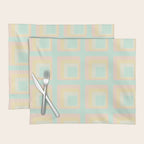 70s mod pale pastels Placemat Gallery Image 1