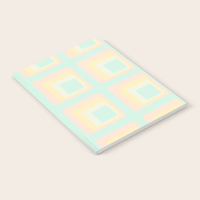 70s mod pale pastels Notebook Gallery Image 2