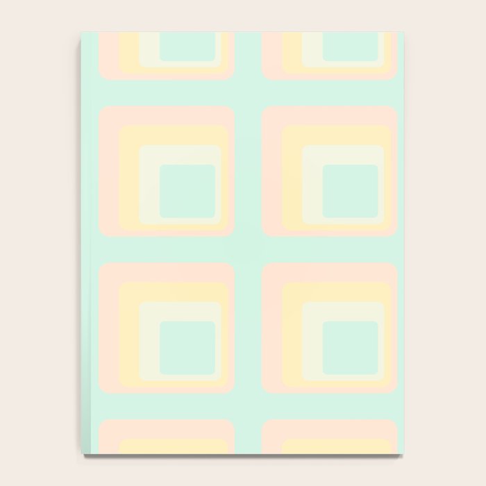 70s mod pale pastels Notebook Gallery Image 4