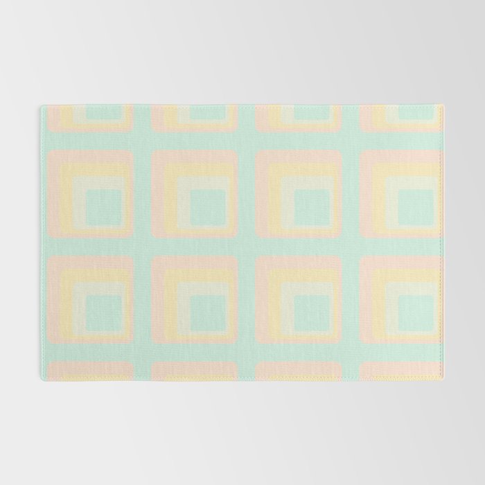 70s mod pale pastels Rug Gallery Image 2