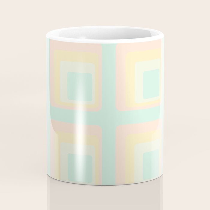 70s mod pale pastels Coffee Mug Gallery Image 4