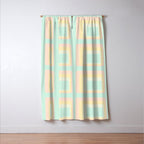 70s mod pale pastels Window Curtain Gallery Image 3