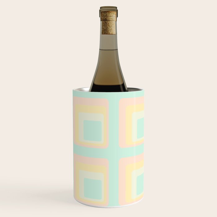 70s mod pale pastels Wine Chiller Gallery Image 2