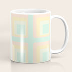 70s mod pale pastels Coffee Mug Gallery Image 1