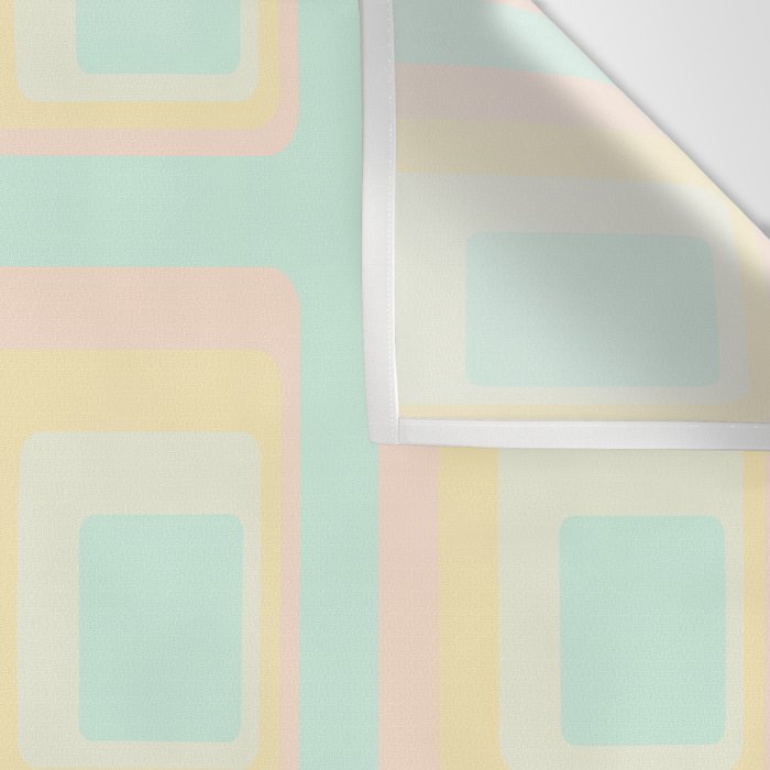 70s mod pale pastels Wall Tapestry Gallery Image 3