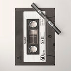 Cassette Tape Black And White #decor #society6 #buyart Wrapping Paper Gallery Image 1