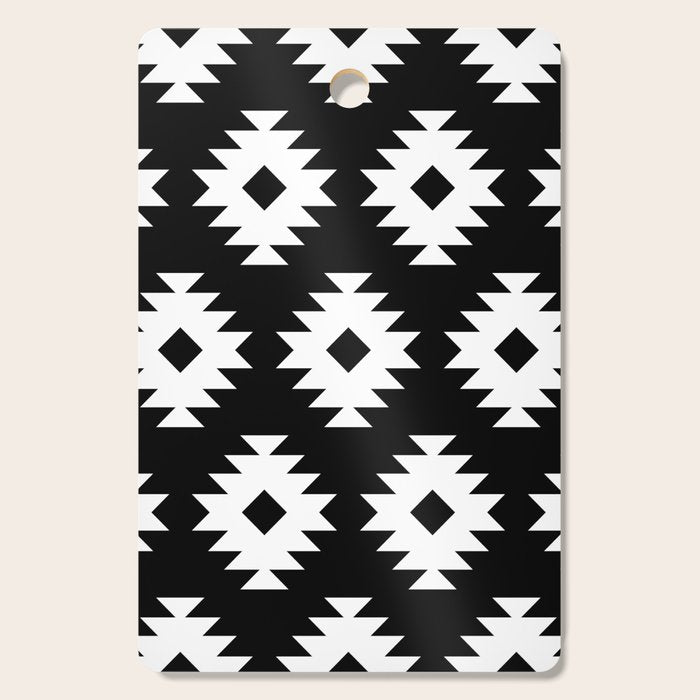 Southwestern  Black and White Cutting Board Gallery Image 1