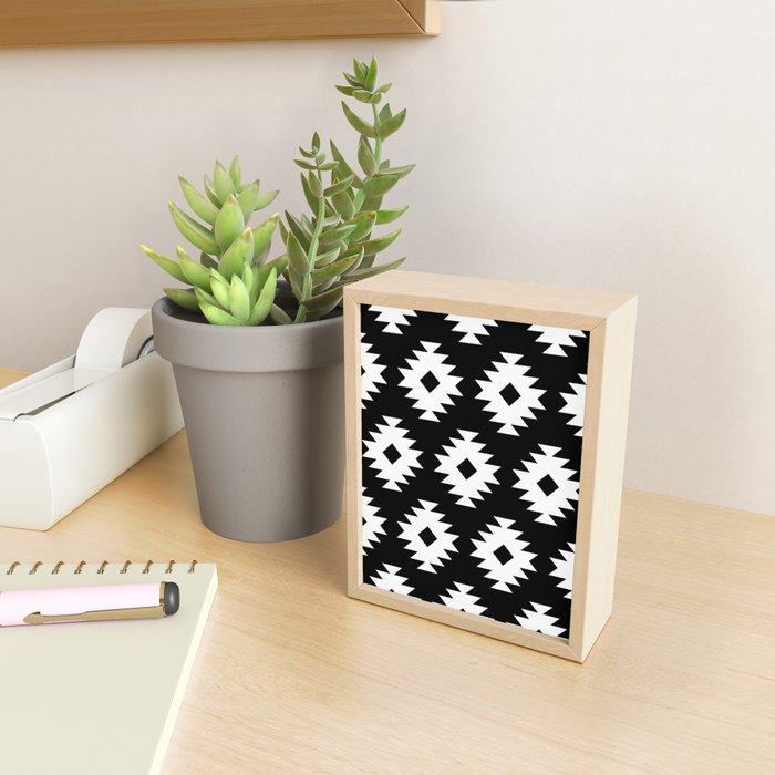 Southwestern  Black and White Mini Art Print Gallery Image 2