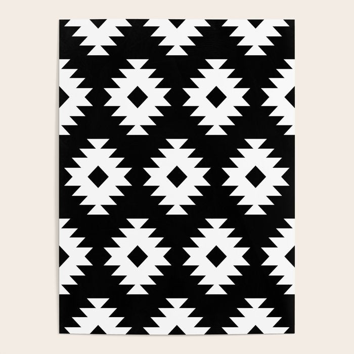 Southwestern  Black and White Poster Gallery Image 4