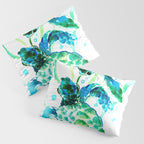 Sea Turtles, Turquoise blue Design Pillow Sham Gallery Image 3