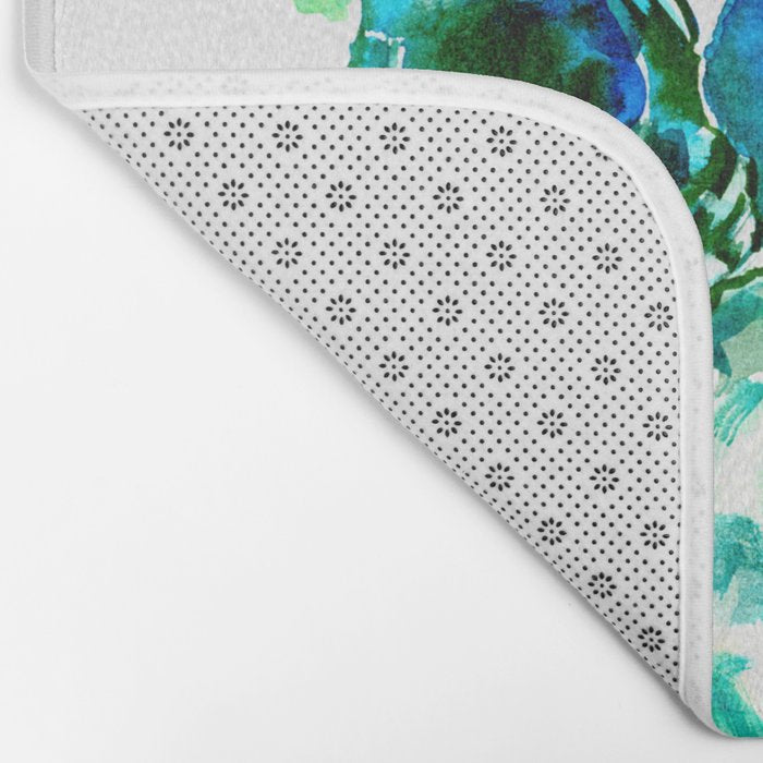 Sea Turtles, Turquoise blue Design Bath Mat Gallery Image 2