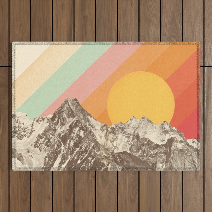 Mountainscape 1 Outdoor Rug Gallery Image 1