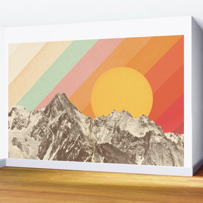 Mountainscape 1 Wall Mural Gallery Image 2