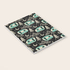 Little Camper - black, cream, and teal Notebook Gallery Image 3