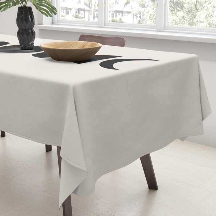 Minimal Moon Phases III Tablecloth Gallery Image 3
